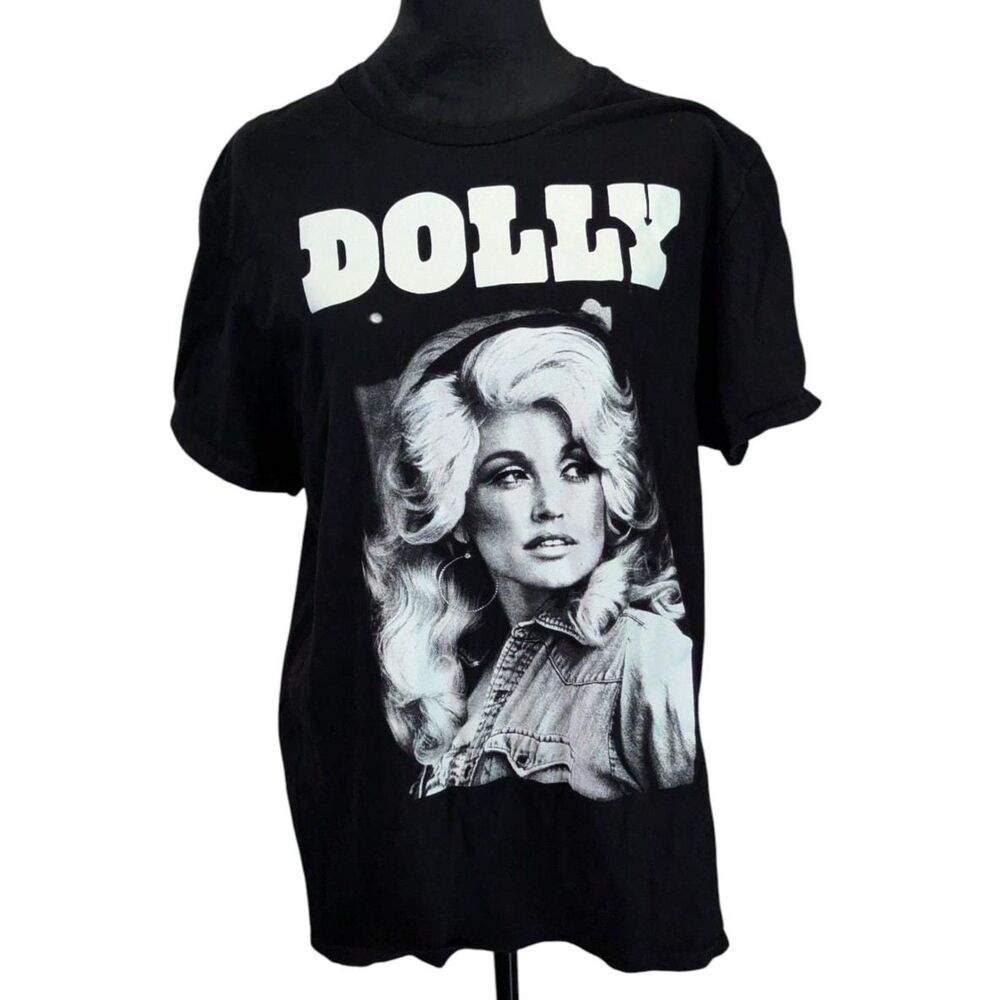 DOLLY PARTON Portrait T-Shirt L/G Country Music Vintage Aesthetic Tee